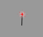 Patriotic Red Sparkler