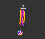 Solarium Colorific Wind Chime