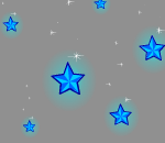 Sparkling Rainbow Stars