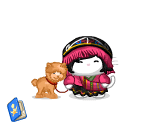 Manuella with Baby Llama