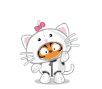 Katy the Kitty Mascot