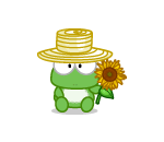 Fiona with Yellow Sunflower