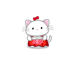 Katy with Red Summer Dress