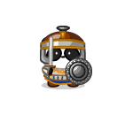 Ancient Rome Warrior Panda Plushie