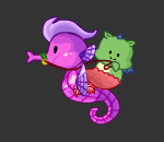 Atlantean Seahorse Rider