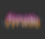 Pink and Gold Aurora Borealis