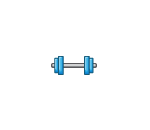 Blue Dumbbells