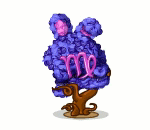 Sapphire Bunny Topiary