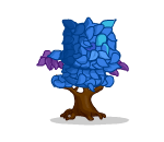 Sapphire Dragon Topiary