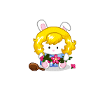 Renna Making a Flower Crown