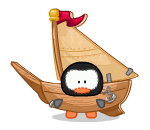 Theater Scenery Plushie Boat