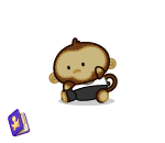 Warm Up Ballet Monkey Plushie