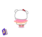 Ballet Puppy Plushie (back)