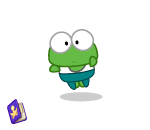 Jumping Ballet Frog Plushie