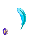Passionate Blue Feather