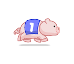 Hog Race Speedster the Pig