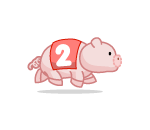 Hog Race Wilbur the Pig