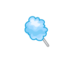 Fluffiest Blue Cotton Candy