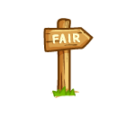 Sign to the County Fair