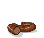 Hamster Chowing Down Bratwurst