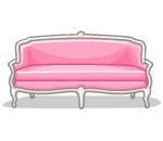 Lovely Pink Loveseat