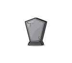 Angular Graveyard Tombstone