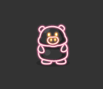 Cerdo the Neon Pig
