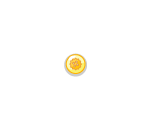 Sweet Yellow Round Button
