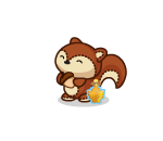 Gleeful Gloria the Squirrel