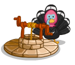 Thirsty Turkey at the Well