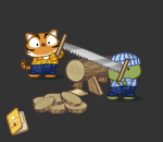 Hard-Working Sawing Plushies