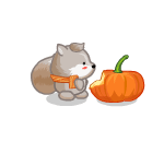 Snacking Scarlette the Squirrel