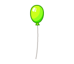 Simple Lime Balloon