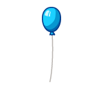 Simple Blue Balloon