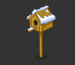 Birdhouse in First Snow