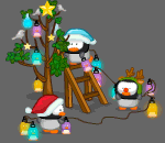 Holiday Spirited Penguin Trio