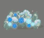 Snowy Winter Bush
