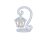 Whimsical White Lamp