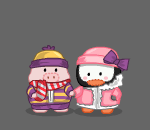 Lovey Dovey Christmas Couple