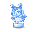 Serene Ice Priness Statue