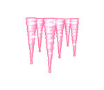 Spectacular Pink Icicle