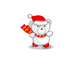 Winter Polar Bear Skating