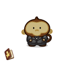 Handsome New Years Monkey