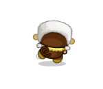 Monkeying Around Ice Skater Backside