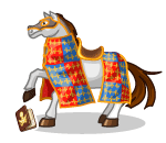 Medieval Courageous Horse