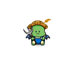 Blue Farmer Dragon Plushie