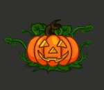 Creepy Jack-o-Lantern