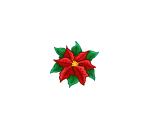 Festive Red Poinsettia