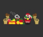 Christmas Lights Lawn Decoration