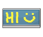 Decorated long cubicle wall